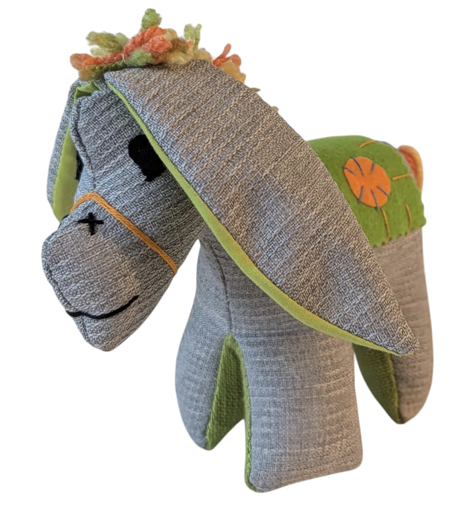 Pre-Order Plush Donkey - Gray