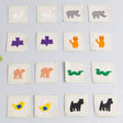 Land animals memory game - Child's Cup Full