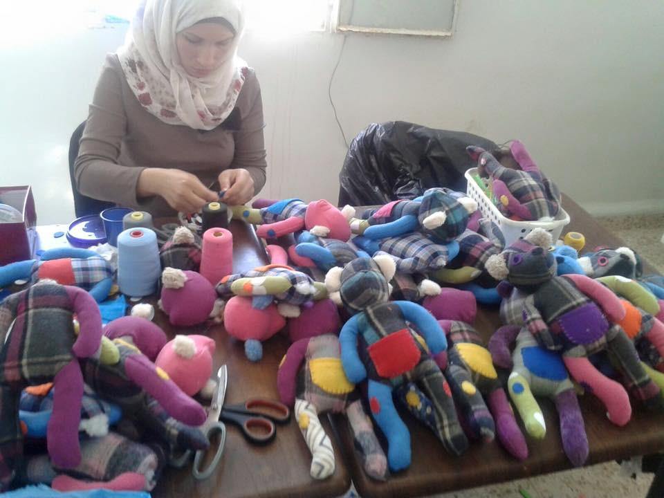 Child's Cup Full makes handmade teddy bears for Threadies - Zeki Learning