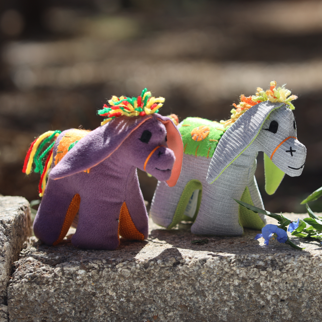 Pre-Order Plush Donkey - Purple