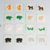 Land Animals Memory Game