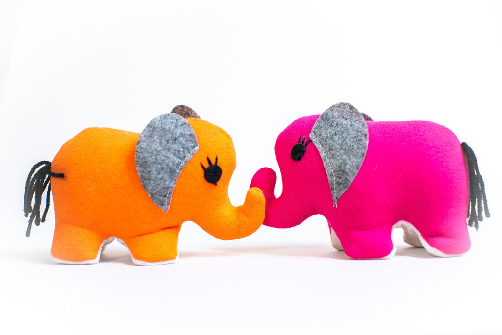 Small Elephant (Orange) - Zeki Learning