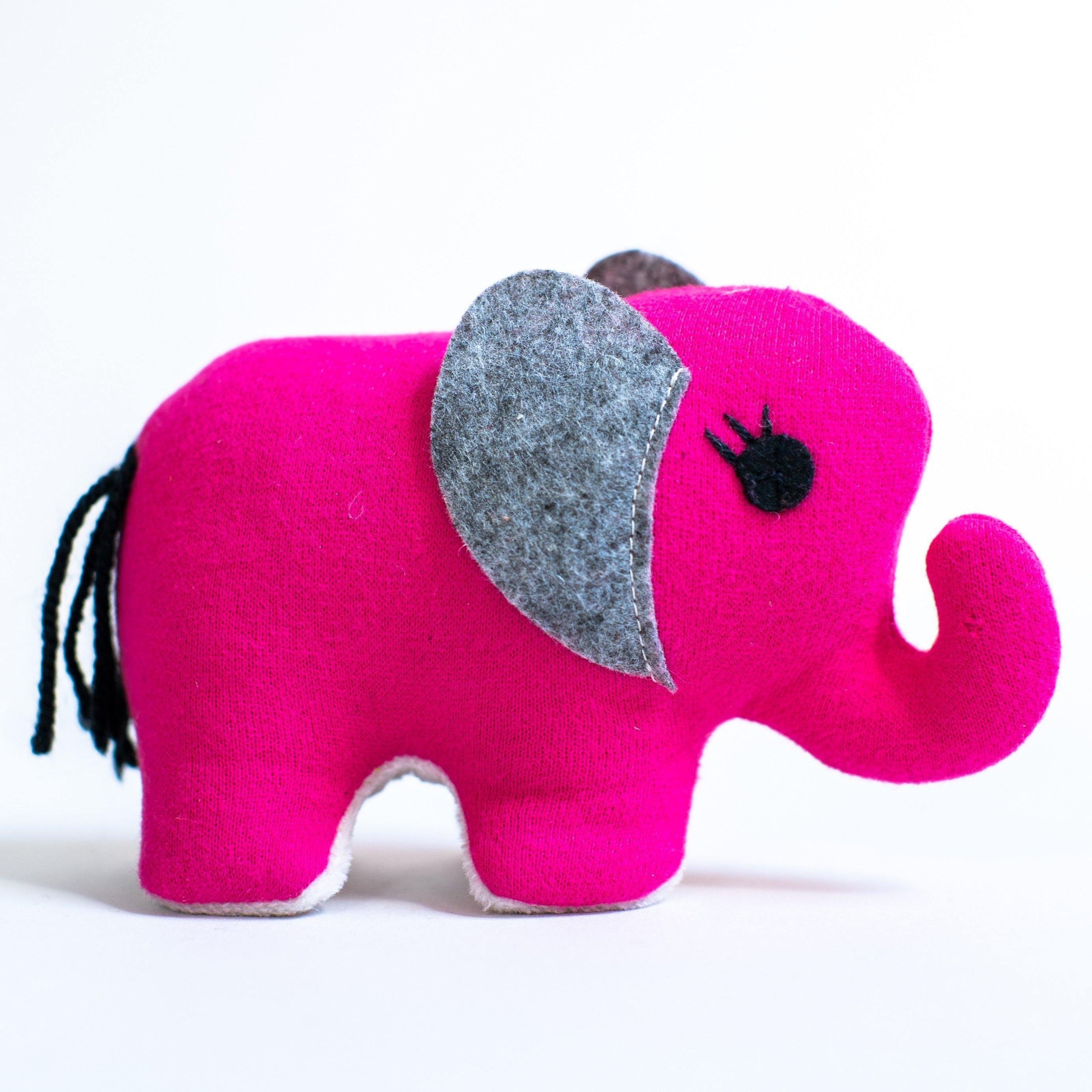 Small pink elephant stuffed animal outlet