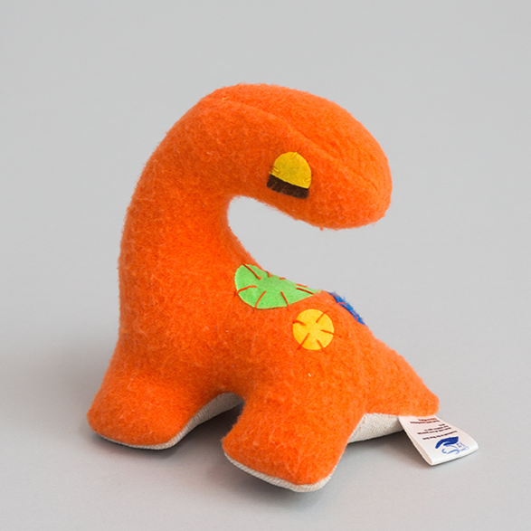 Small Dinosaur (Orange) - Zeki Learning